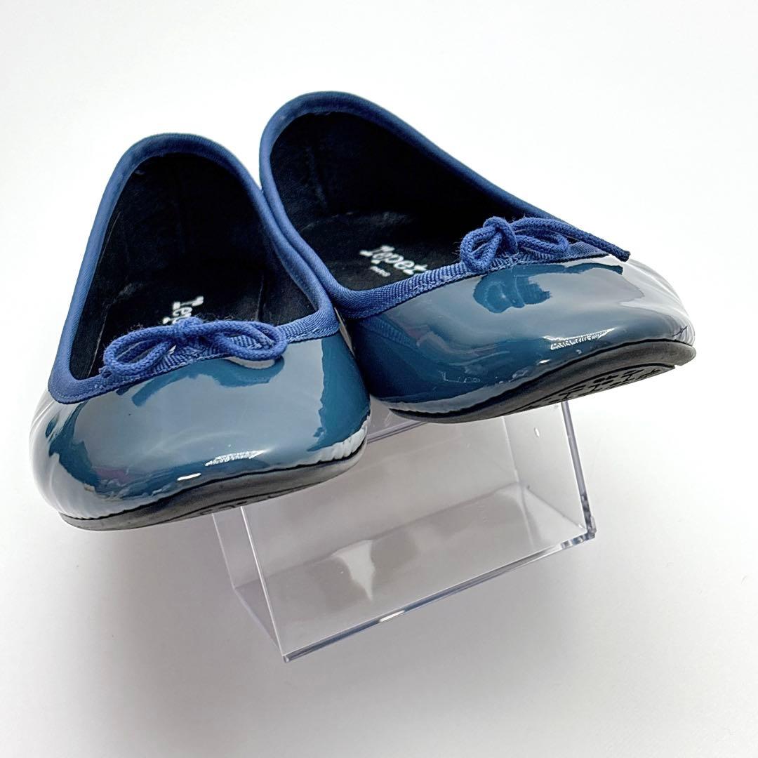 レペット　リリ　バレエシューズ　フラットシューズ　ネイビー　37.5