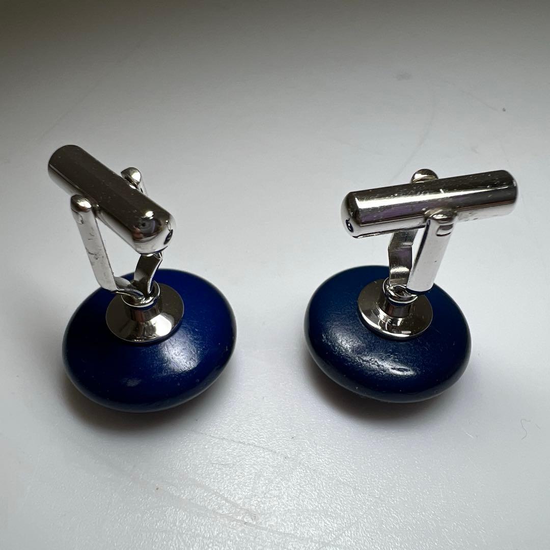 人間国宝　吉田文之　極上正倉院文様カフス一対　共箱　9g 東Y7-0819⭐︎2F