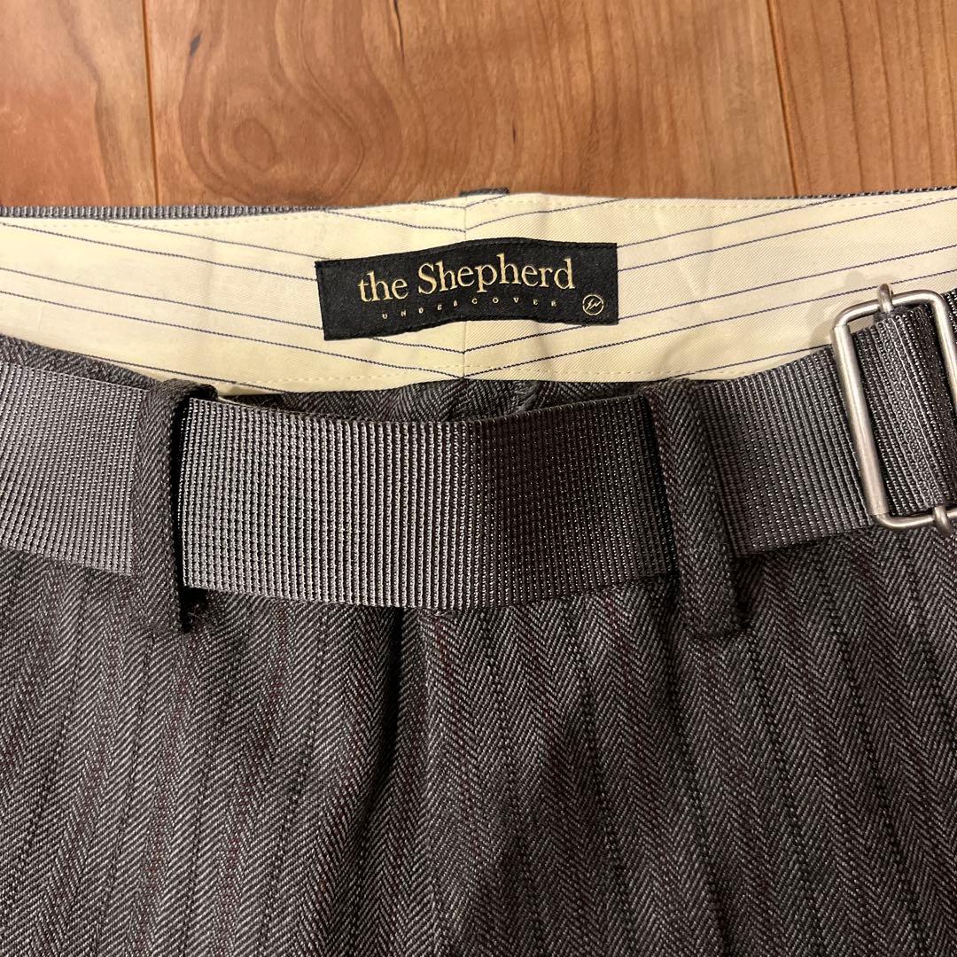 the Shepherd fragmentストライプ ボンテージパンツ　グレー