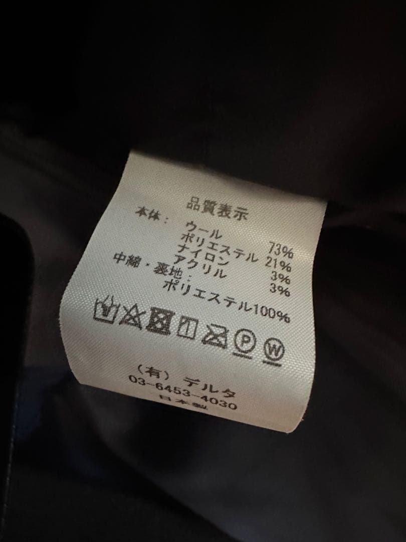 【新品】SLOW TEMPO P coat スローテンポ ピーコート ネイビー