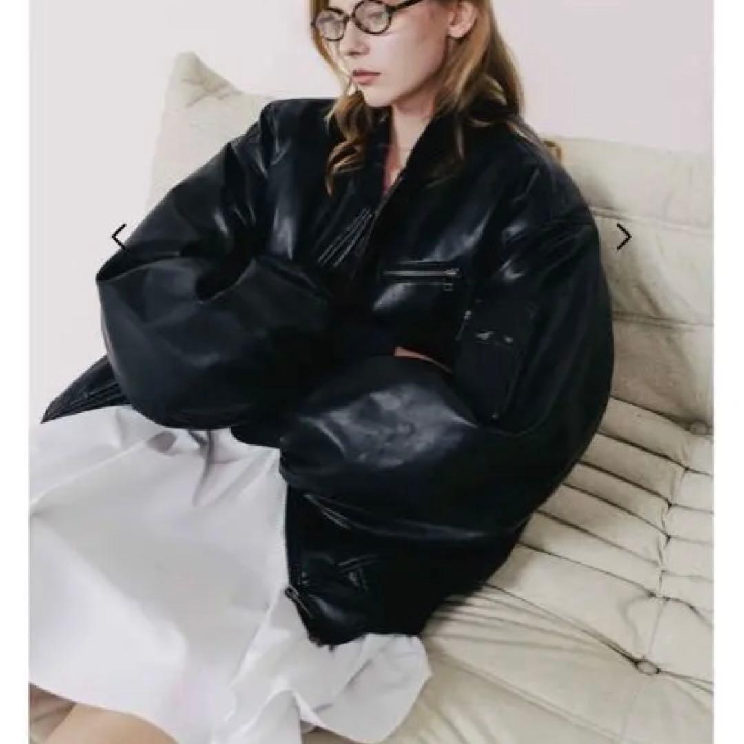 ジャケット・アウター THE TOE Oxford Leather MA-1