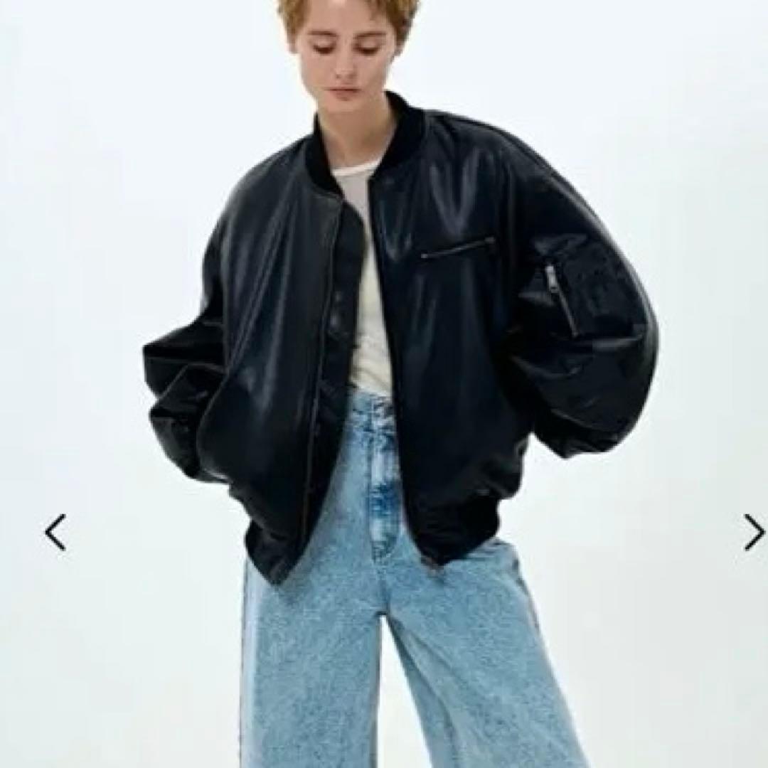 ジャケット・アウター THE TOE Oxford Leather MA-1