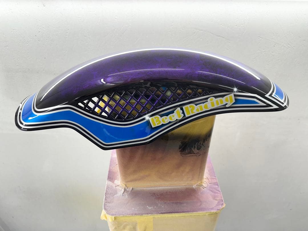 塗りたて！GS400外装セットE2ライン紫青ラップ塗装