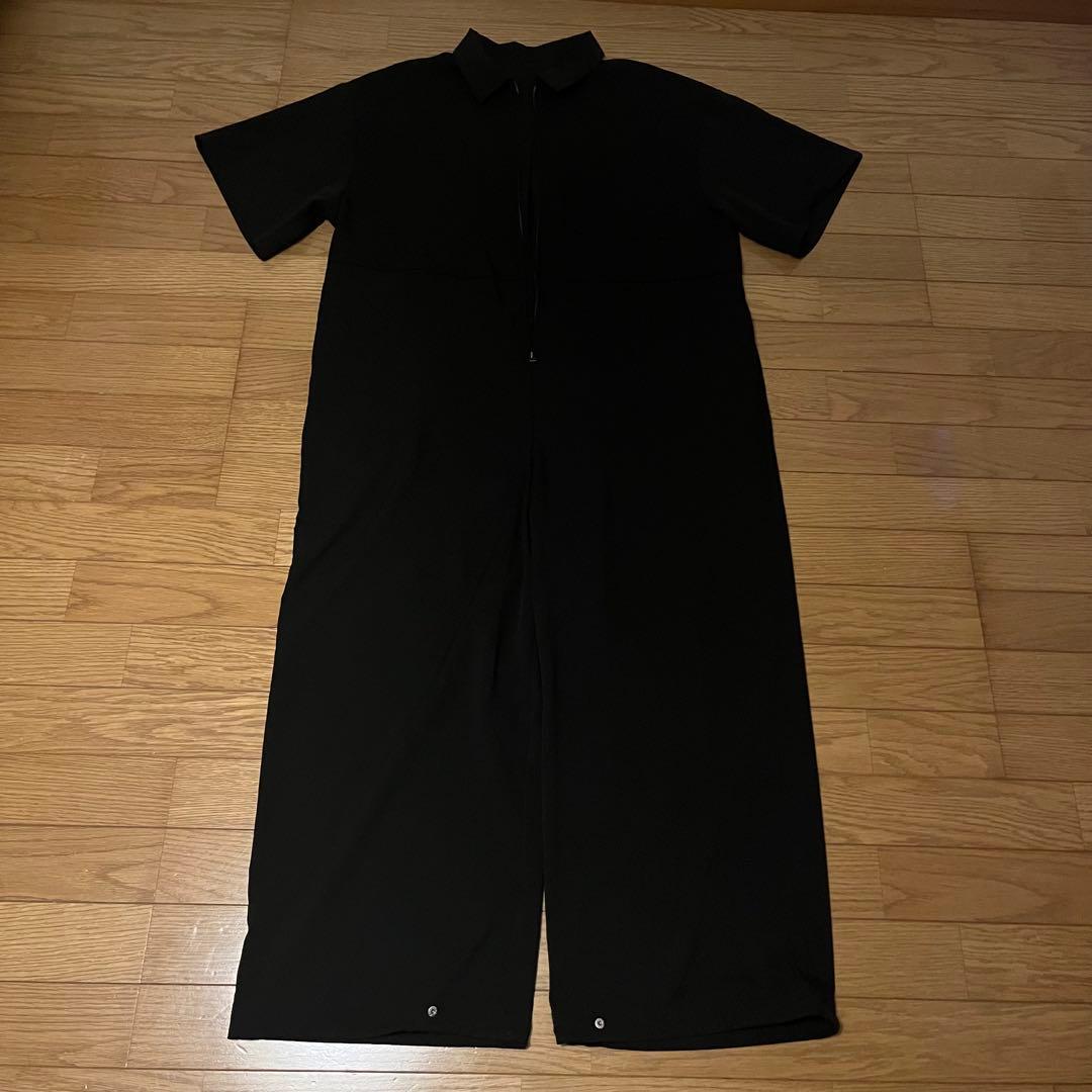 wee9s ハーフスリーブジップオールインワン