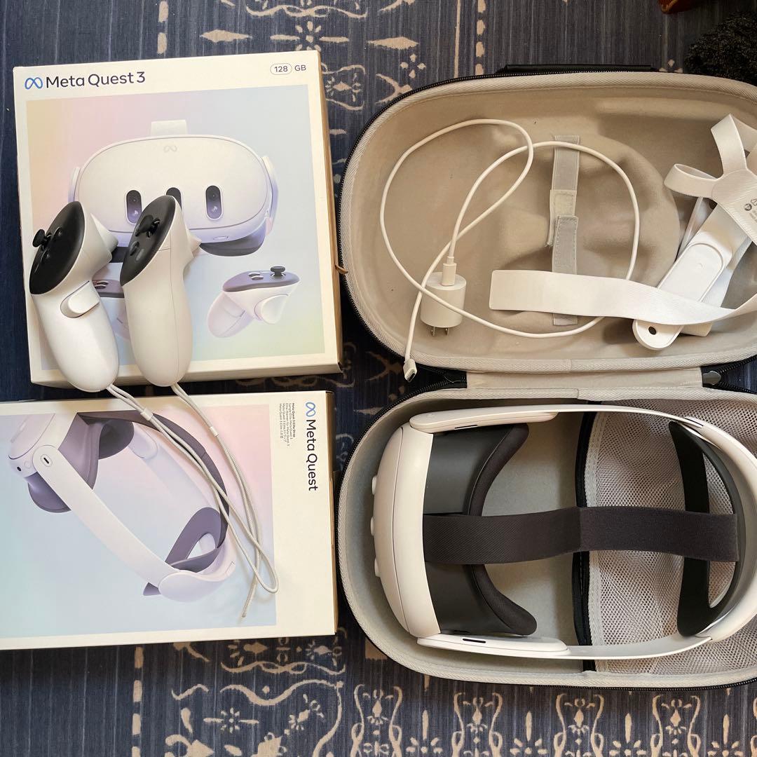  Quest 3 128GB Elite Strap セット　ケースつき