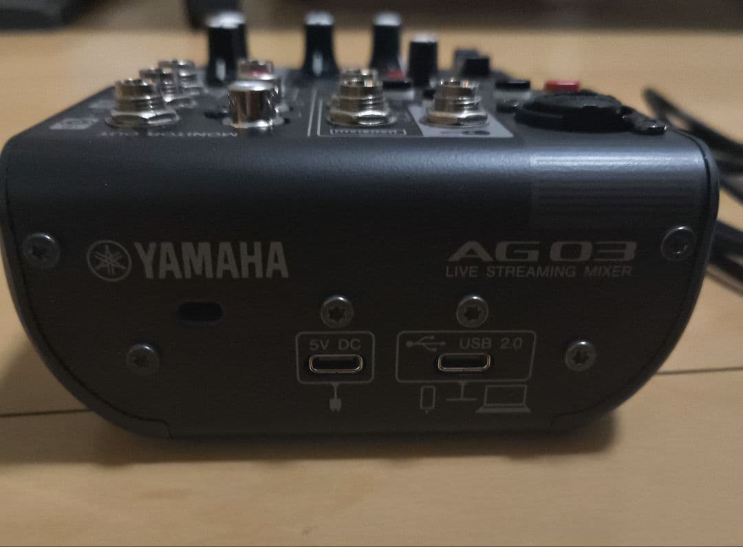 YAMAHA AG03 mk2 ライブストリーミングミキサー