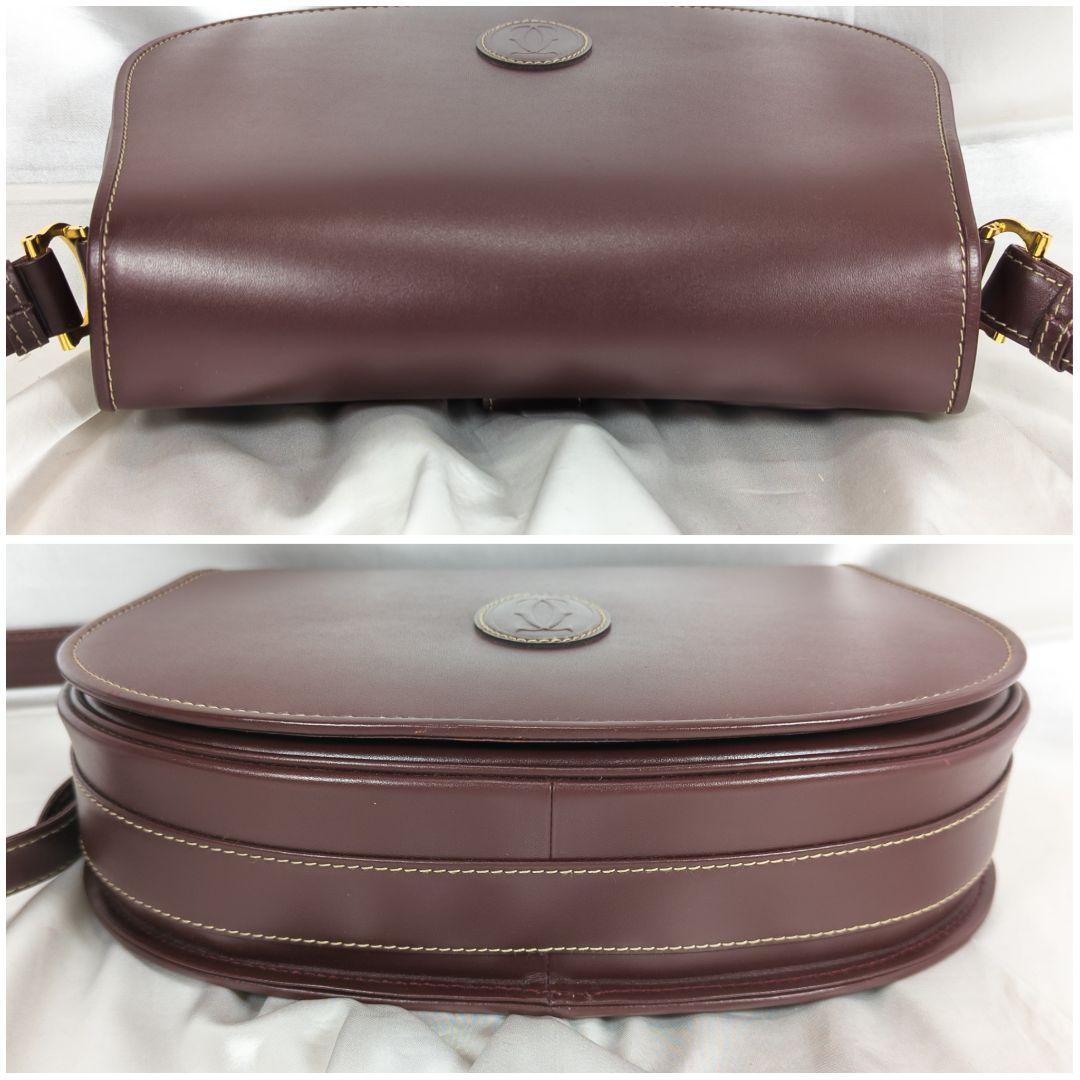 【未使用級】 カルティエ マストライン メッセンジャーバッグ カード カード付き