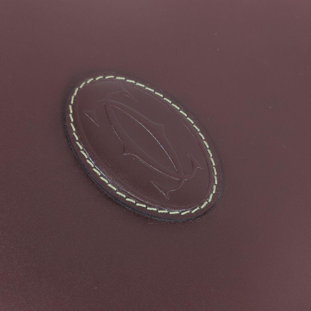 【未使用級】 カルティエ マストライン メッセンジャーバッグ カード カード付き