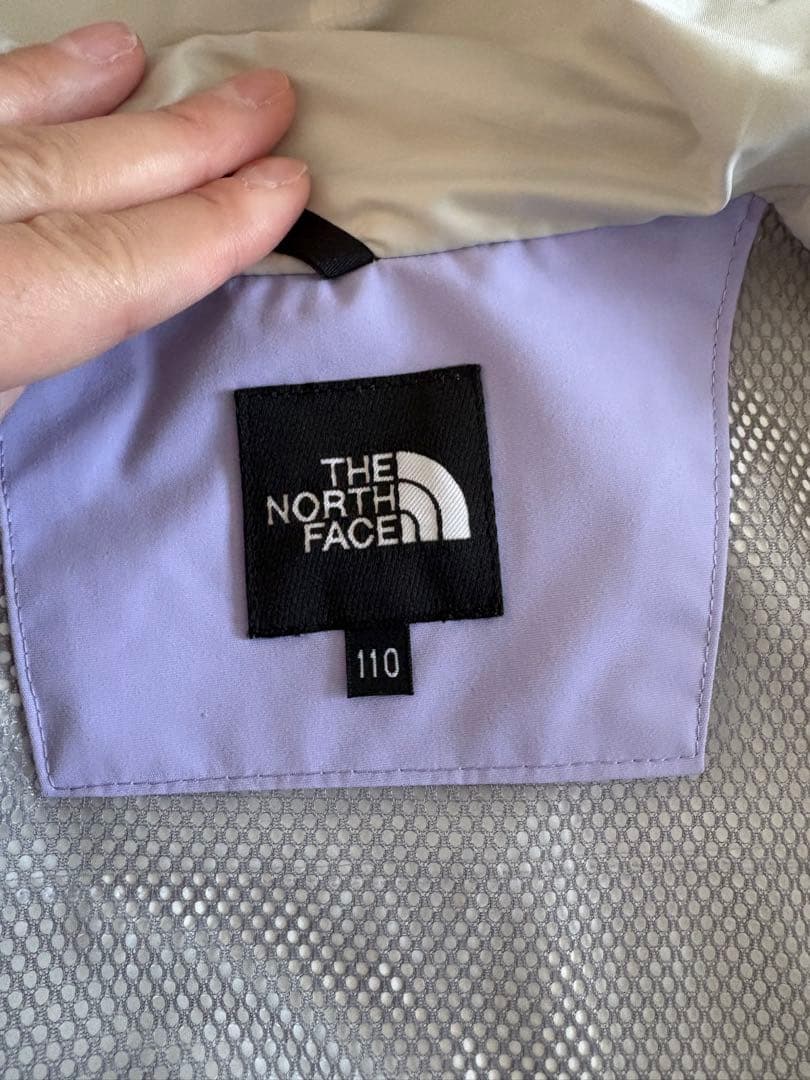 新品同様♡ノースフェイスキッズ♡NPJ62275♡パープル♡110