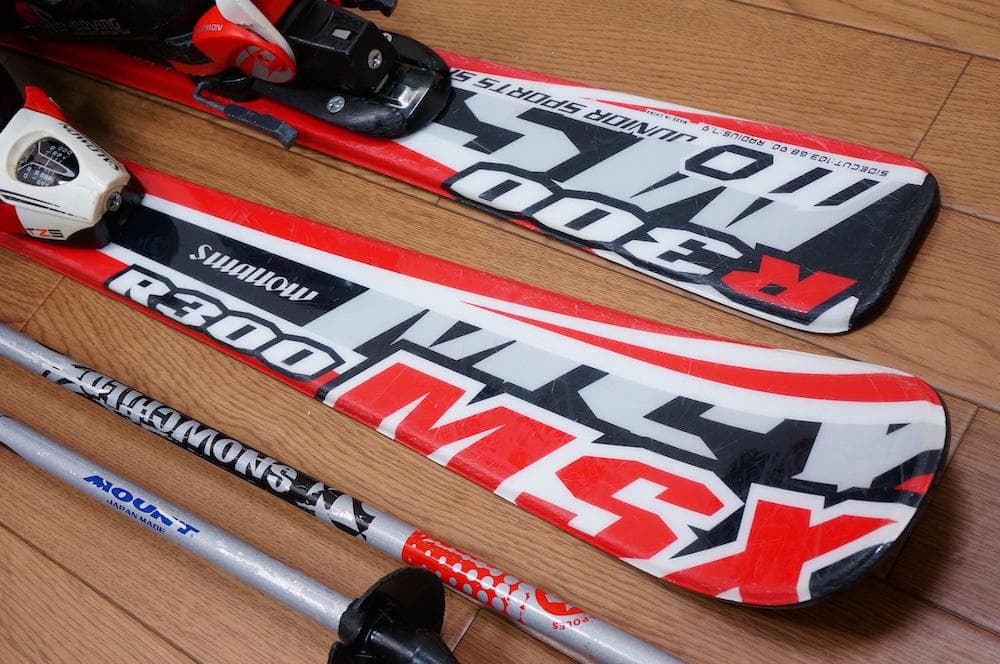 メンテ済 110cm 靴20cm SWALLOW 子供用スキーセット