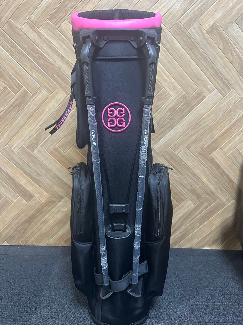 新品未使用☆G/FOREスタンド式キャディーバック9.5インチブラックピンク