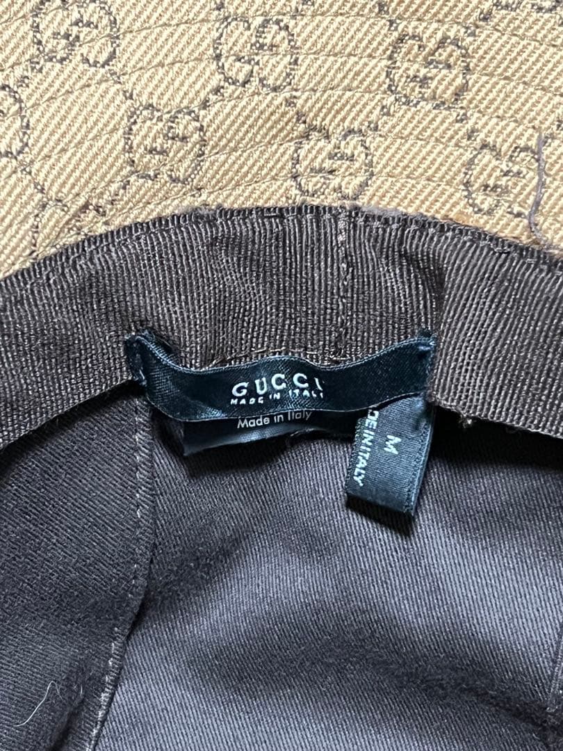 【美品】GUCCIグッチ GGキャンバスバケットハット