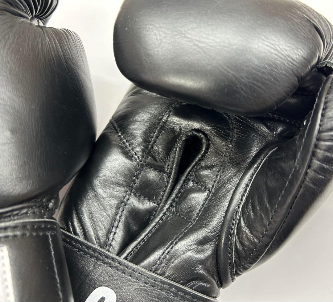 プライズリング　ボクシンググローブ　本革製　8oz 黒