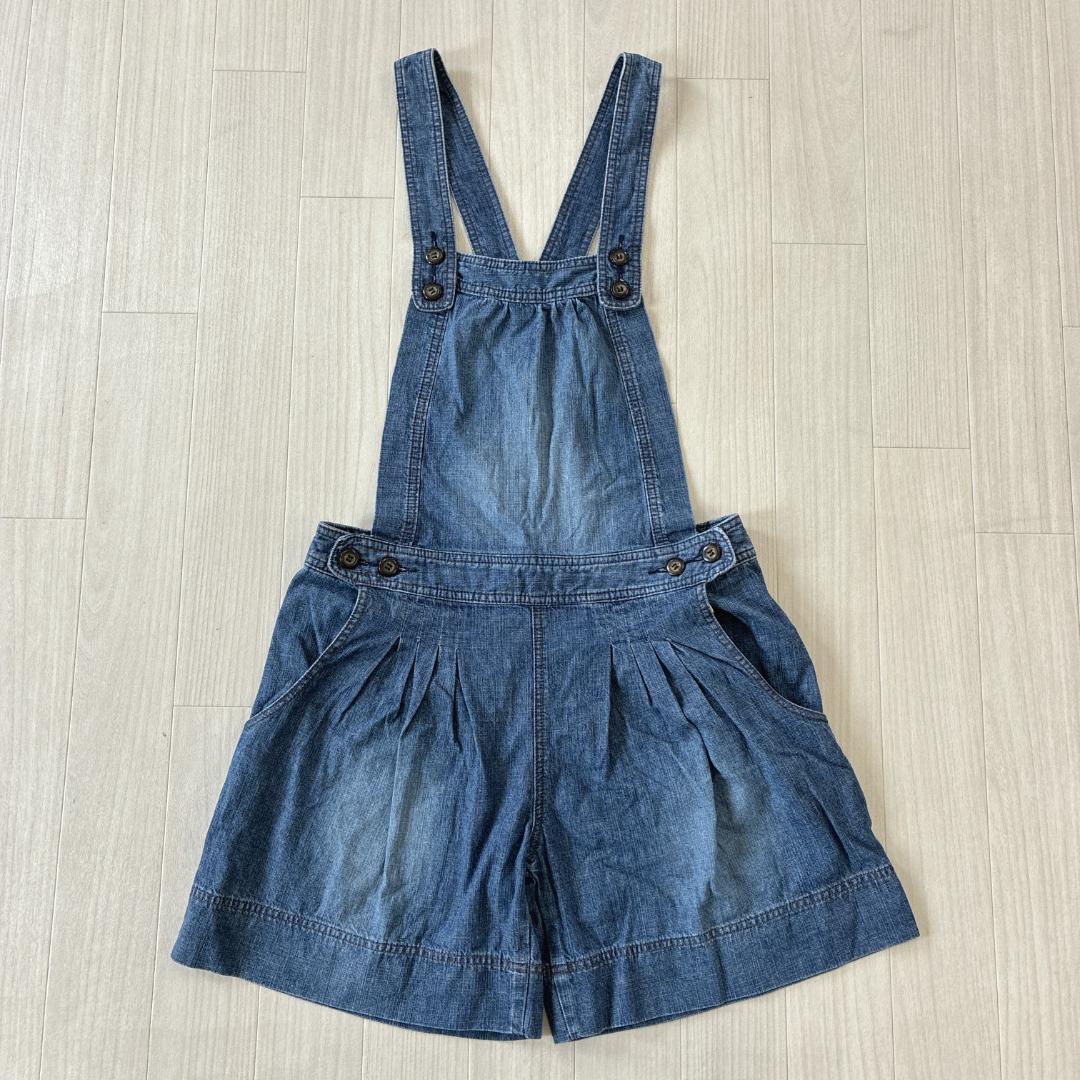 美品 beams boy ビームスボーイ サロペット デニム生地 綿100％