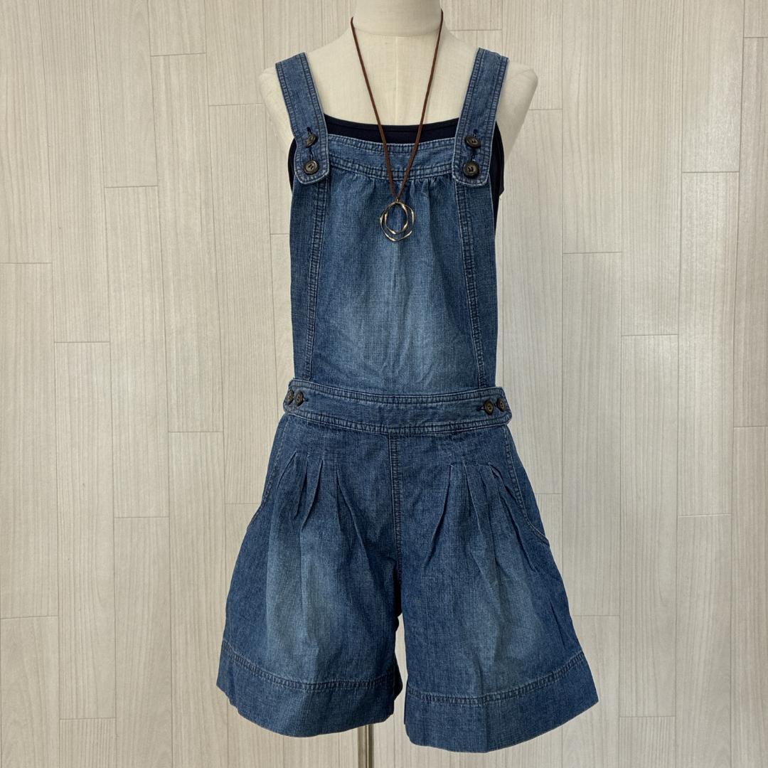 美品 beams boy ビームスボーイ サロペット デニム生地 綿100％