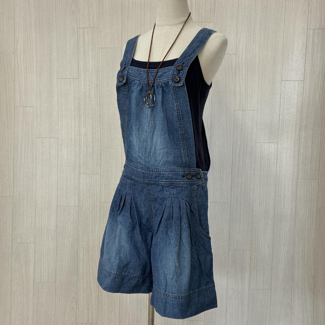 美品 beams boy ビームスボーイ サロペット デニム生地 綿100％