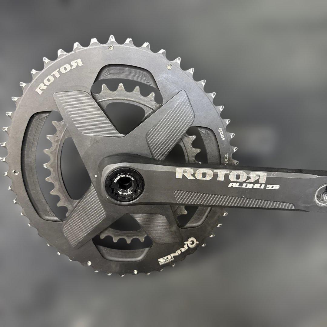 ROTOR ALDHU 3D クランクセット　165mm 50-24 30mm