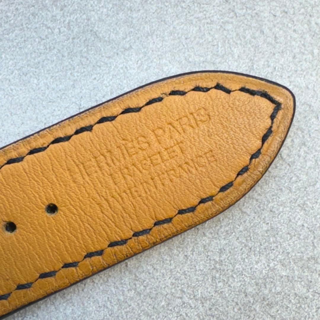 2301 Apple Watch エルメス　ブラック　黒　レザーストラップ