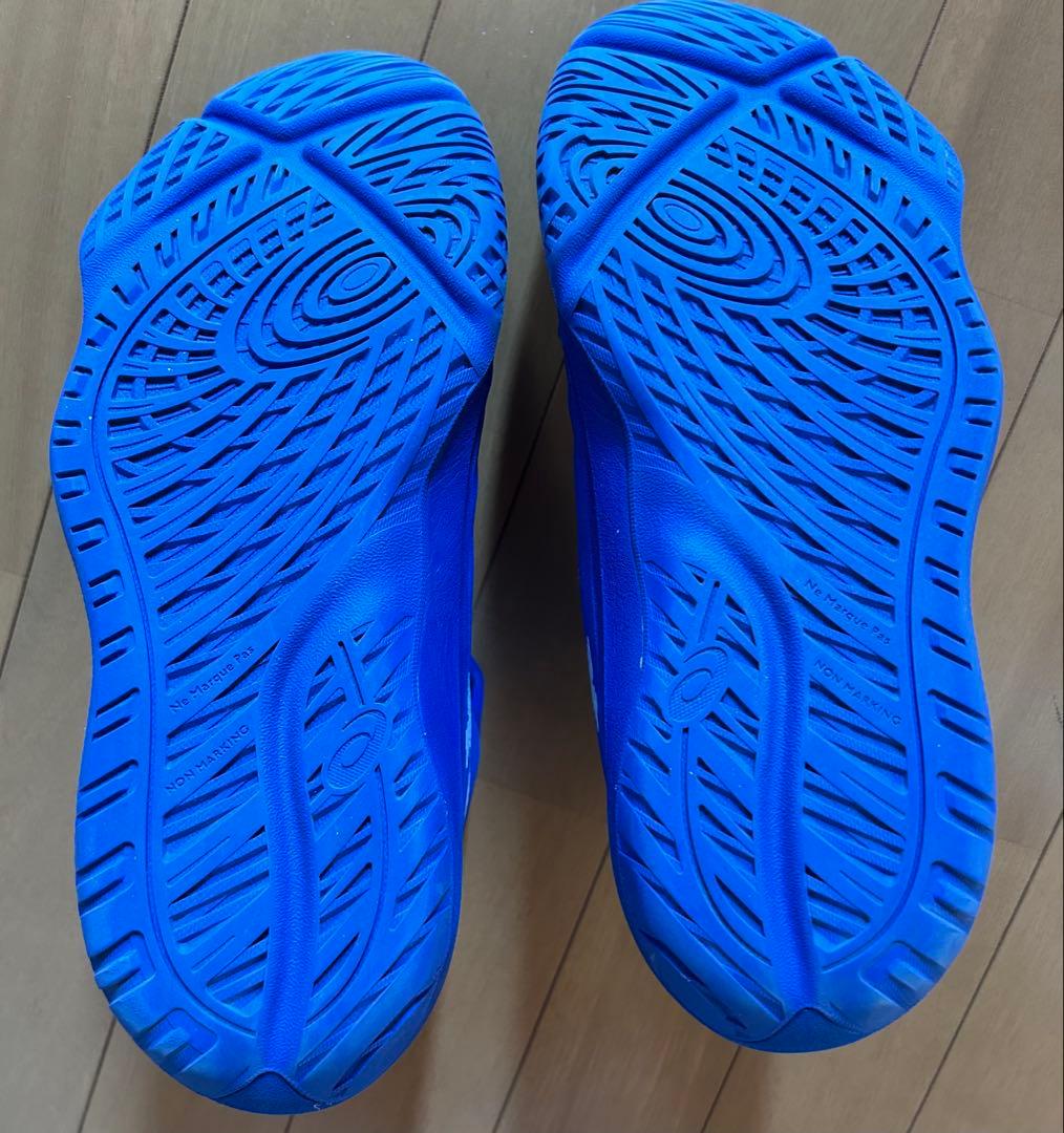 asics UNREARS 青 バスケットボールシューズ