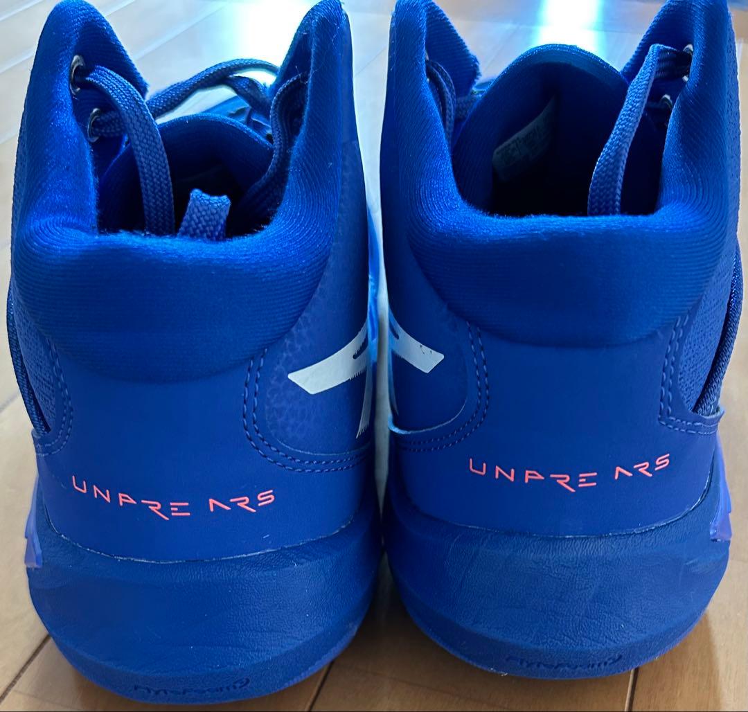asics UNREARS 青 バスケットボールシューズ