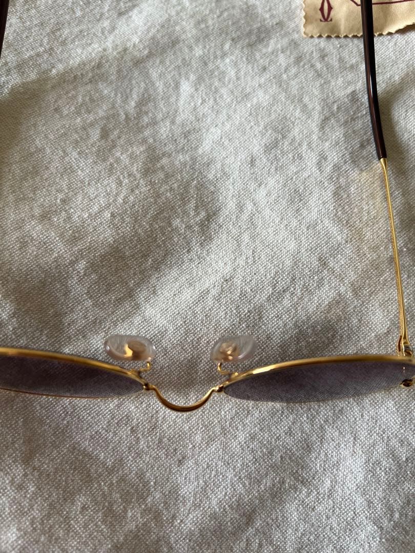 小物 90s old Cartier gold Boston l frame