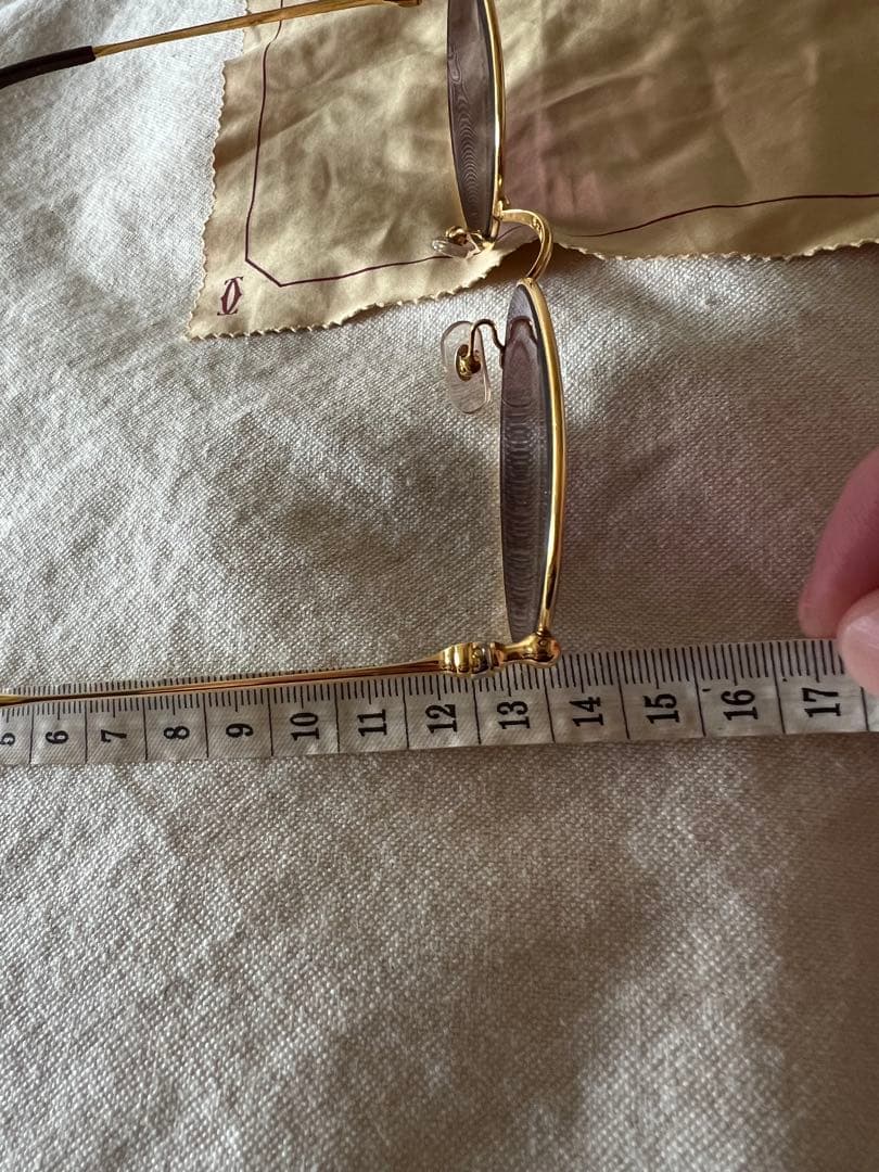 小物 90s old Cartier gold Boston l frame