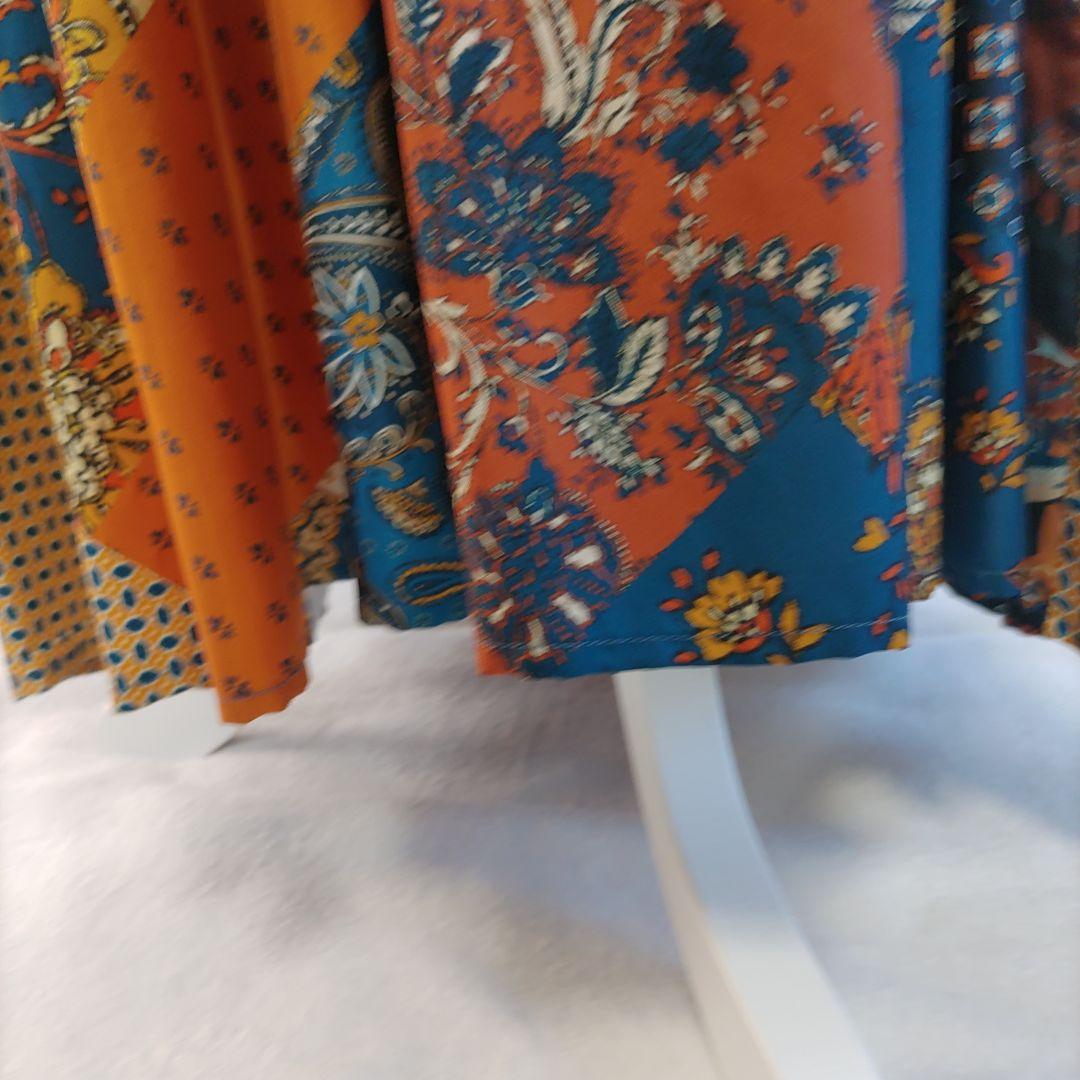 Evi Grintela シルク100％ シャツワンピース ペイズリー 総柄