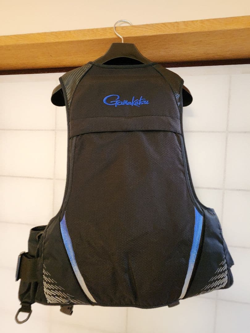 フィッシングベスト L ブラック/ブルー