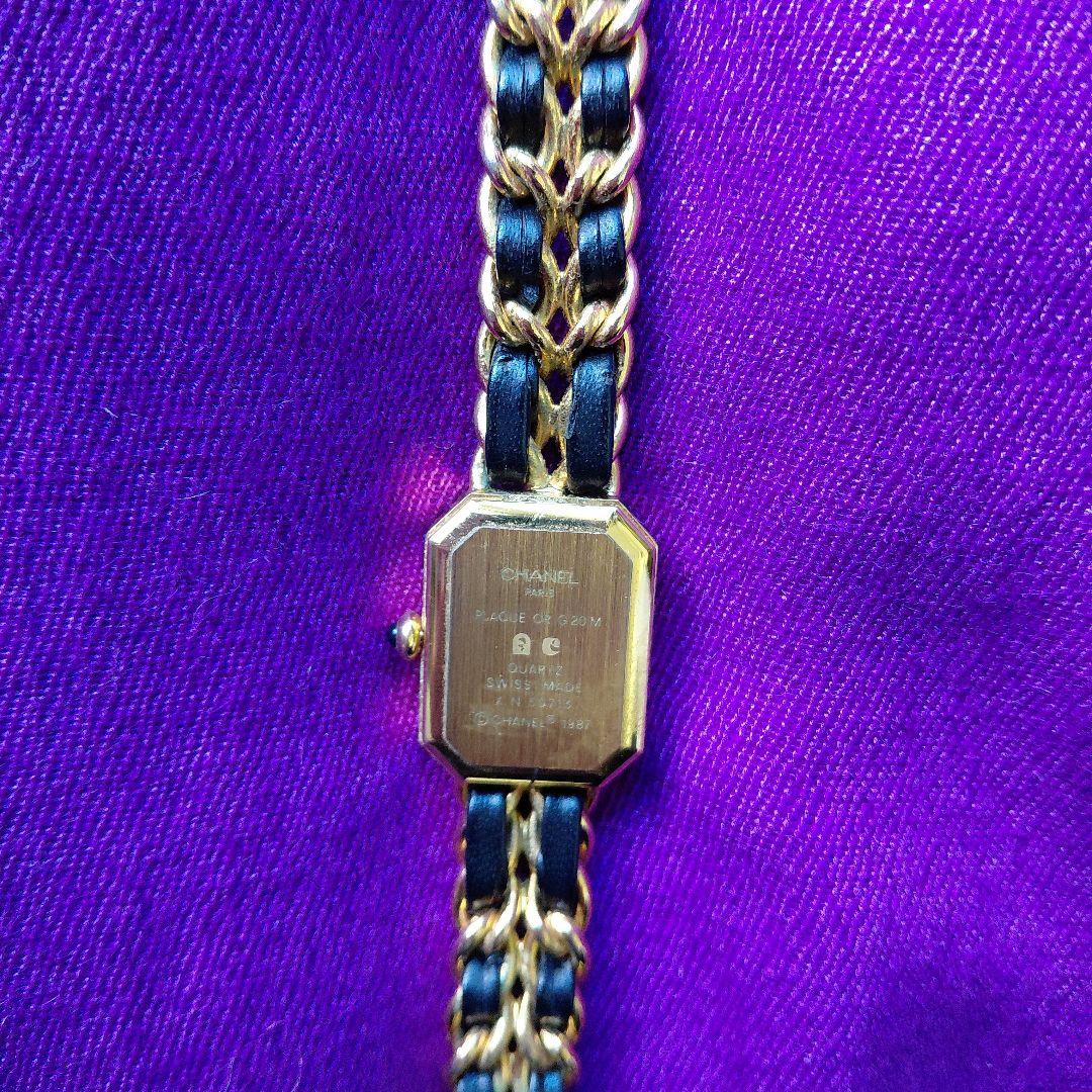 シャネル　CHANEL　プルミエール　腕時計　ゴールド　Mサイズ