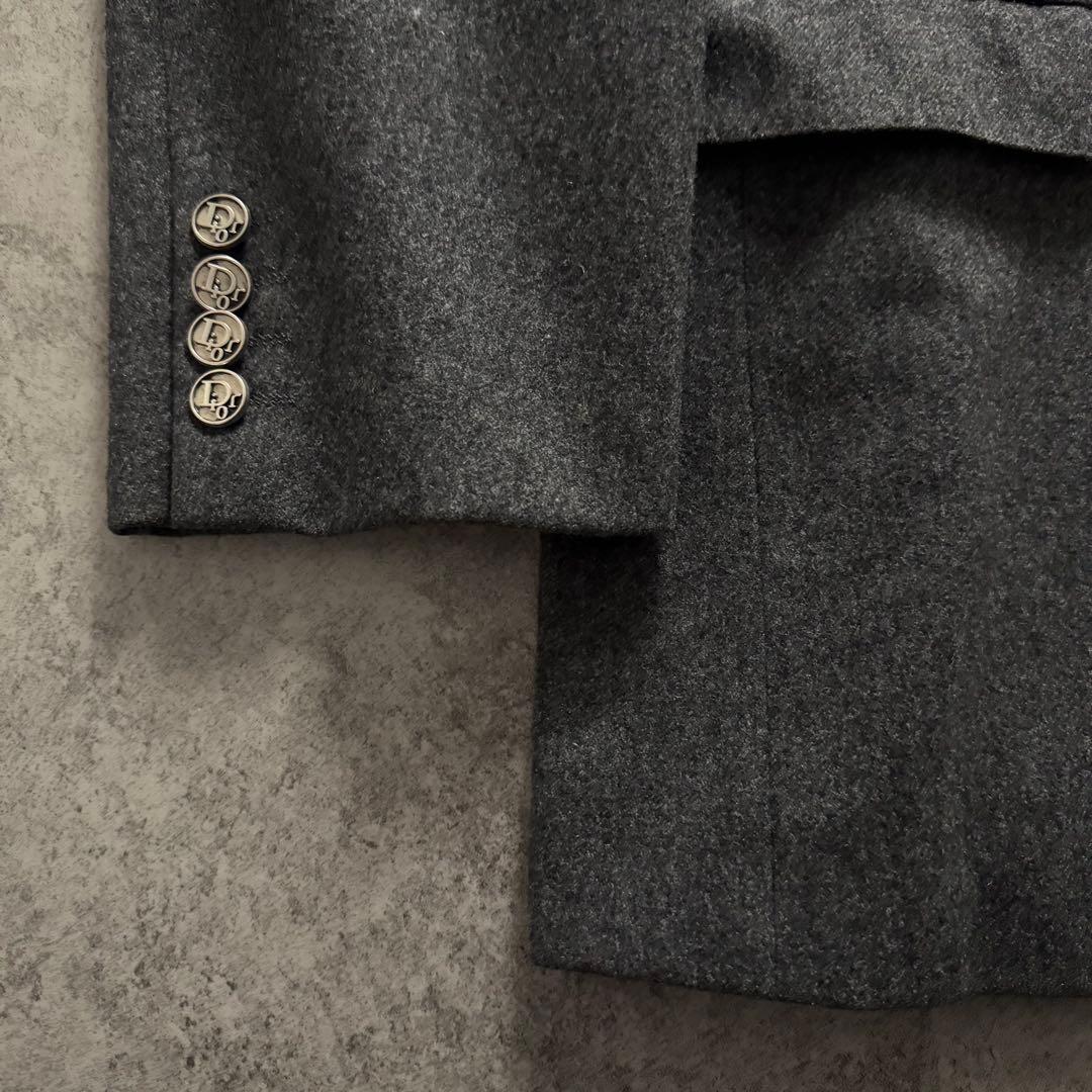 vintage Christian Dior テーラドジャケット　XL 銀ボタン
