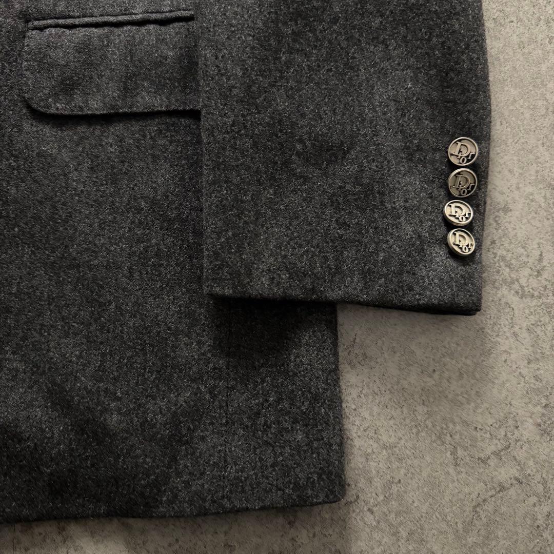 vintage Christian Dior テーラドジャケット　XL 銀ボタン