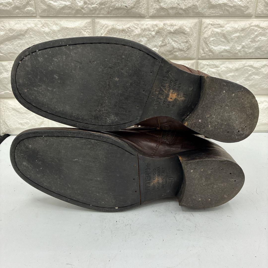 名作✨BUTTEROブッテロ B1119 レースアップブーツ サイドジップ 40