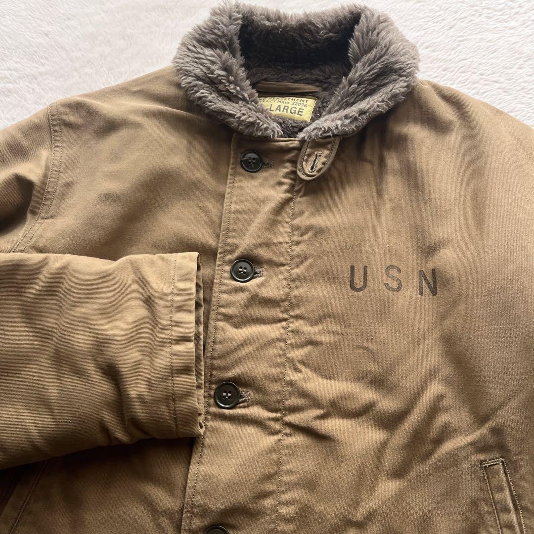 美品✨バズリクソンズ N1 デッキジャケット ミリタリージャケット