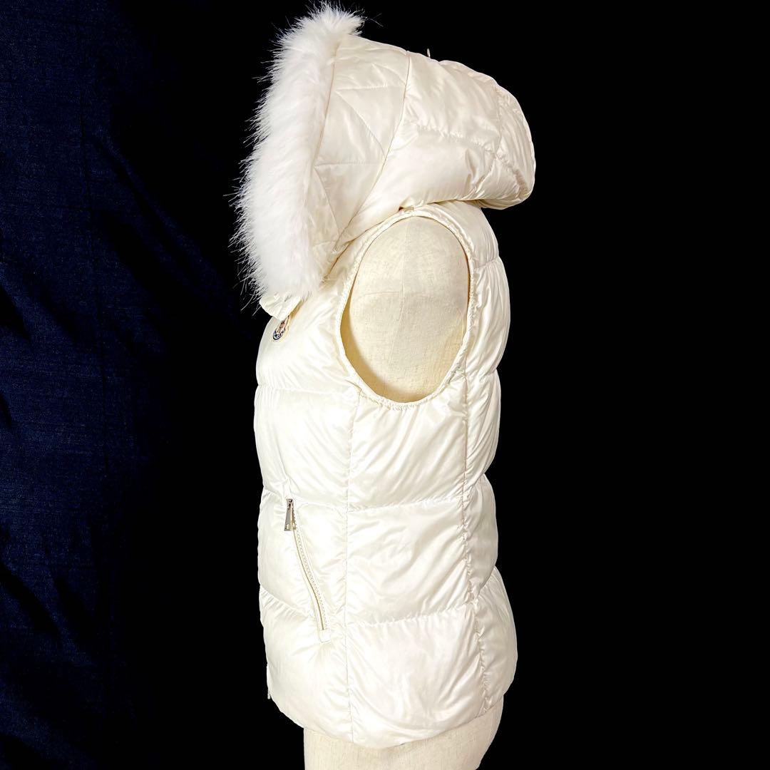 『未使用級』MONCLER GALLINULE ダウンベスト パール サイズ0