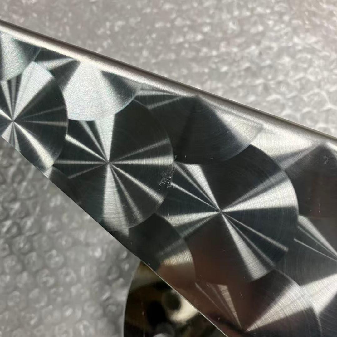 0591 一文字型スピンナー ウロコ柄 19.5インチ 3穴4穴兼用 2個セット