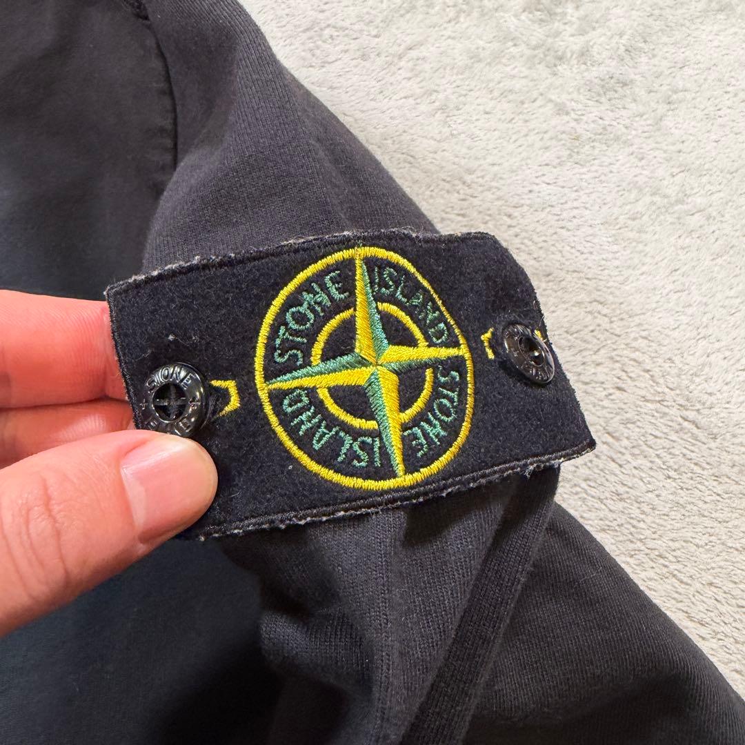 ストーンアイランド　黒　ロンT Mサイズ 長袖Tシャツ　731564450