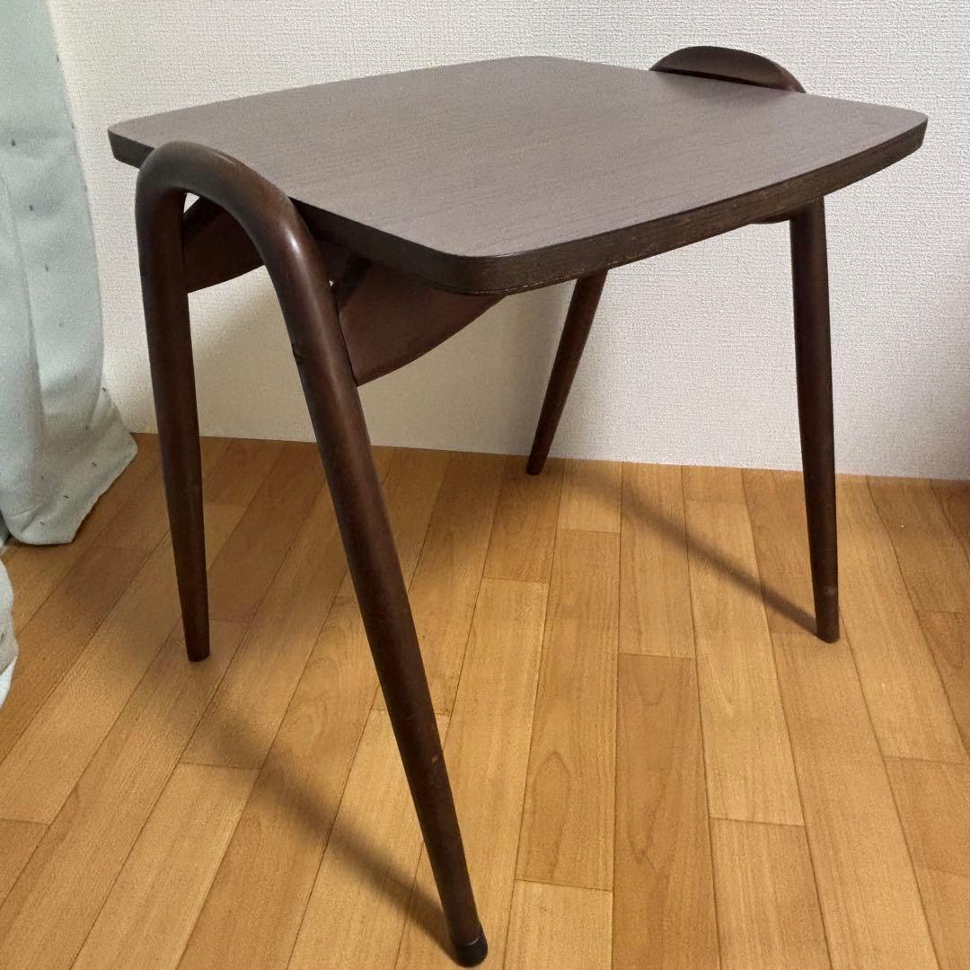 飛騨産業 キツツキ アンティーク　サイドテーブル　ヴィンテージ 机　テーブル