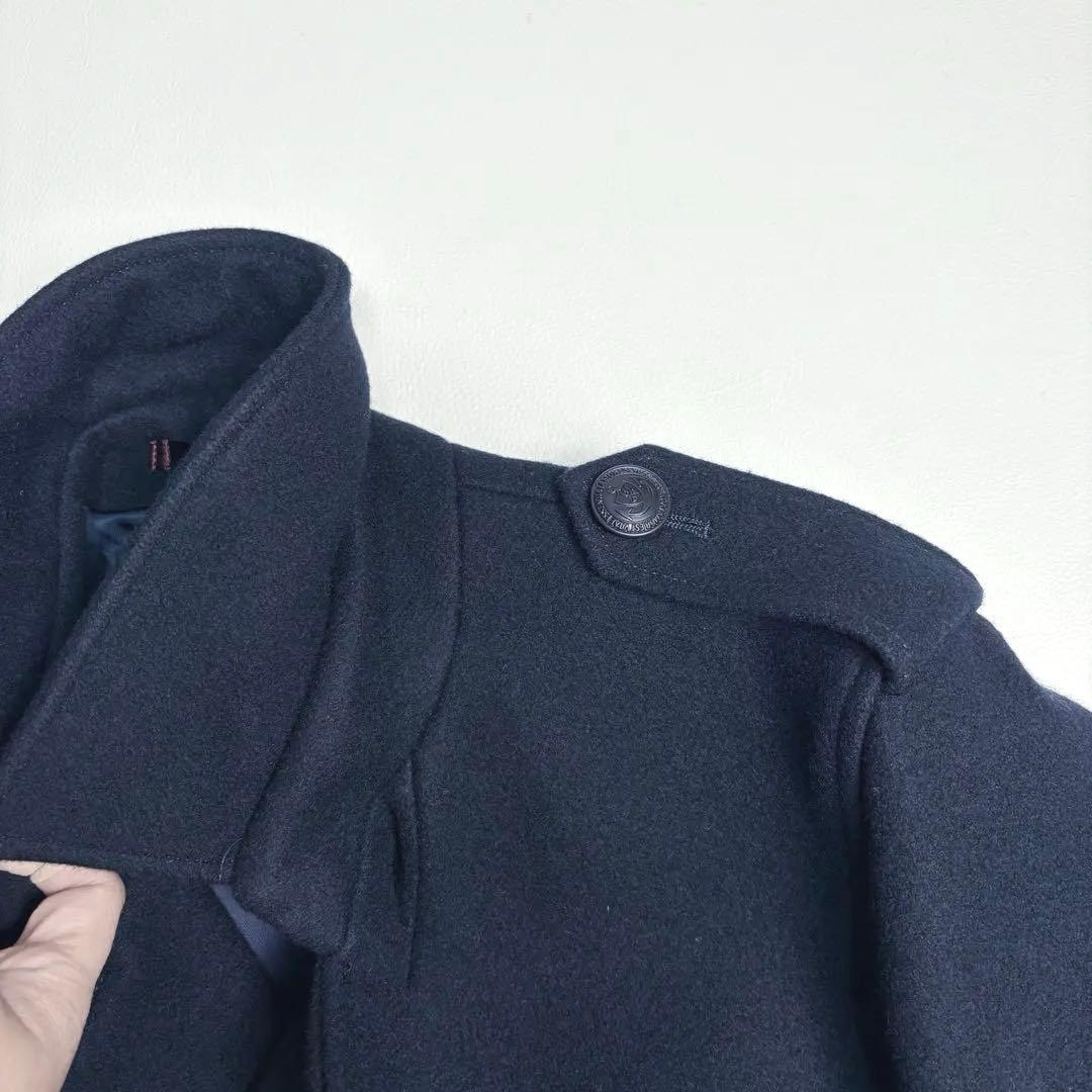 【未使用しつけ付】ポールスミス メルトンウールコート ビジネス ネイビー L