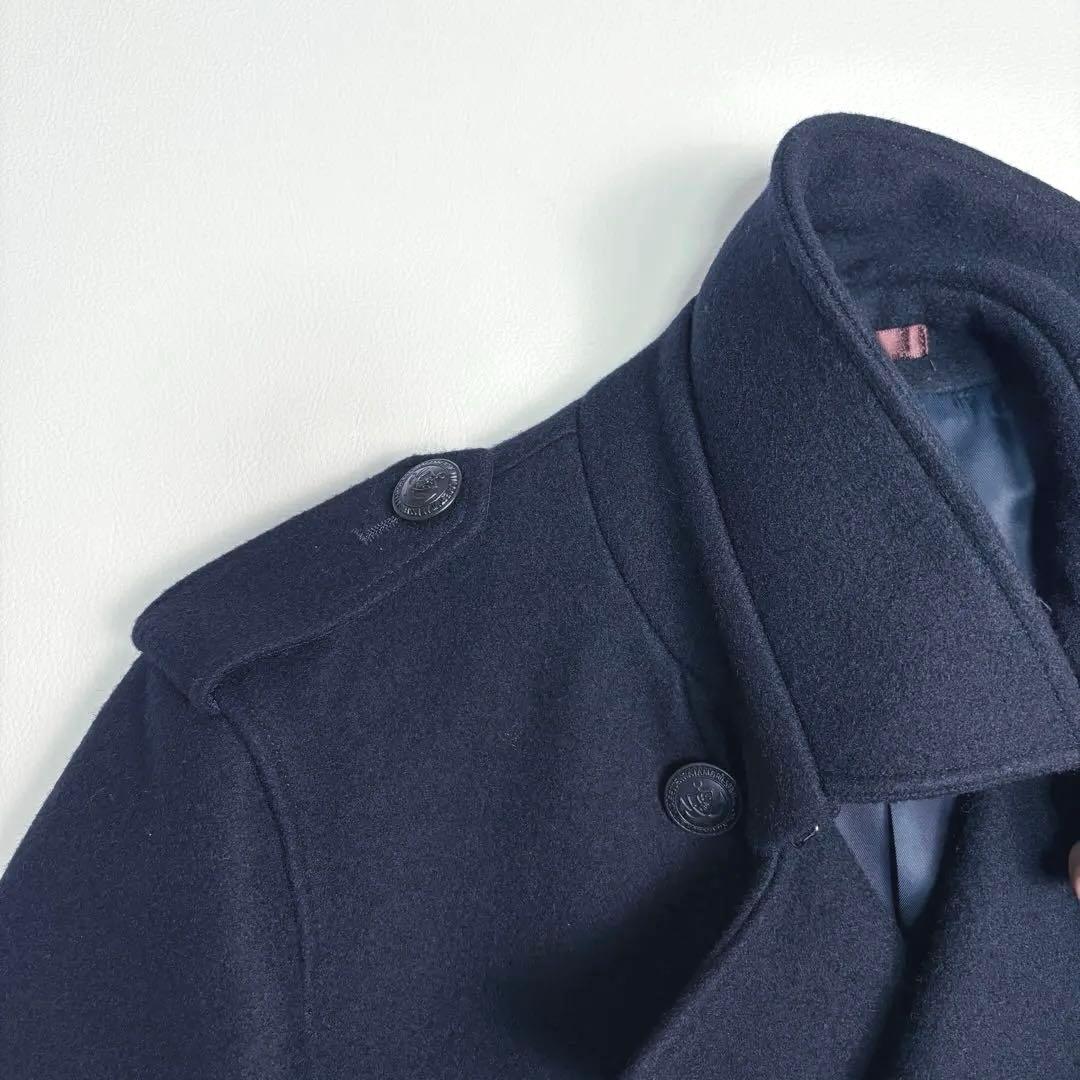 【未使用しつけ付】ポールスミス メルトンウールコート ビジネス ネイビー L