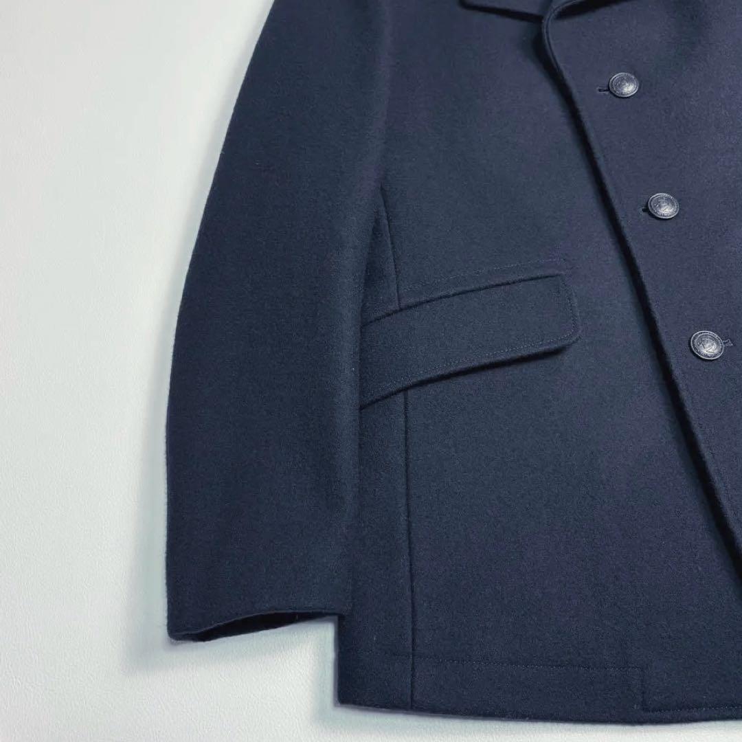 【未使用しつけ付】ポールスミス メルトンウールコート ビジネス ネイビー L