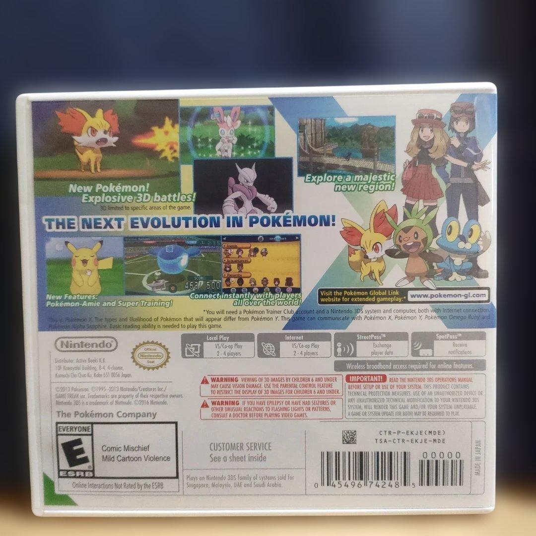 【正規品 未使用 北米版】ポケモンX ニンテンドー3DS