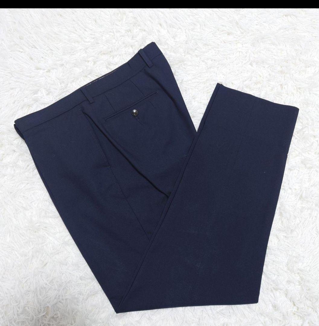 大きめサイズ　スーツセレクト　セットアップ　スーツ　ネイビー　AB7　XL相当