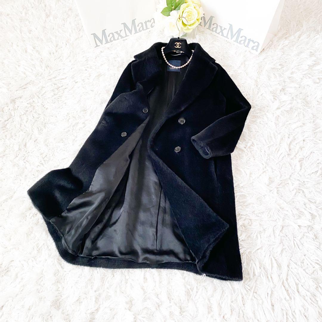 ★新品同様★マックスマーラ S MaxMara テディコート★ブラック