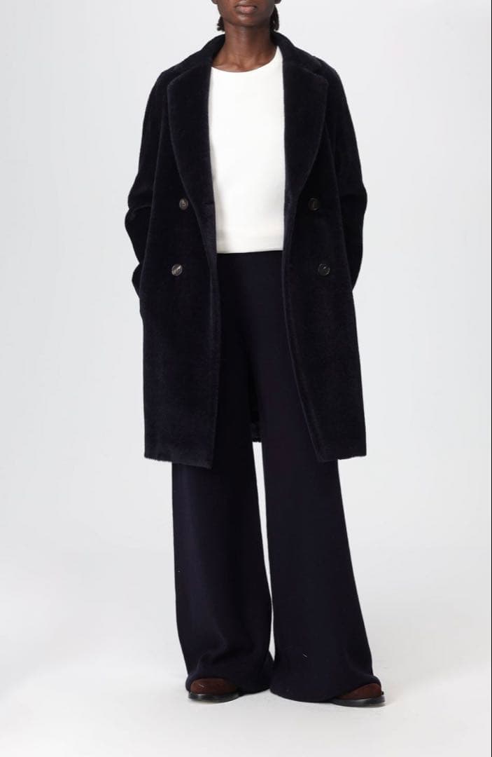 ★新品同様★マックスマーラ S MaxMara テディコート★ブラック