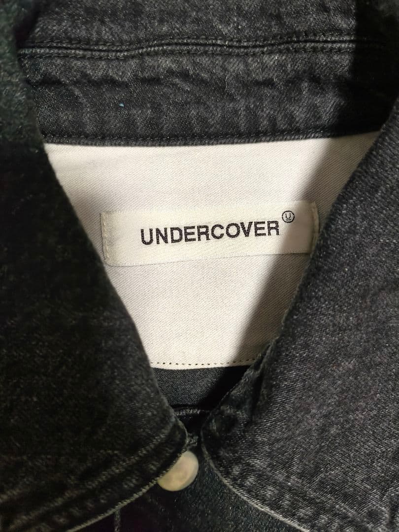 UNDERCOVER25awUP2E4205ストーンウォッシュデニムカバーオール