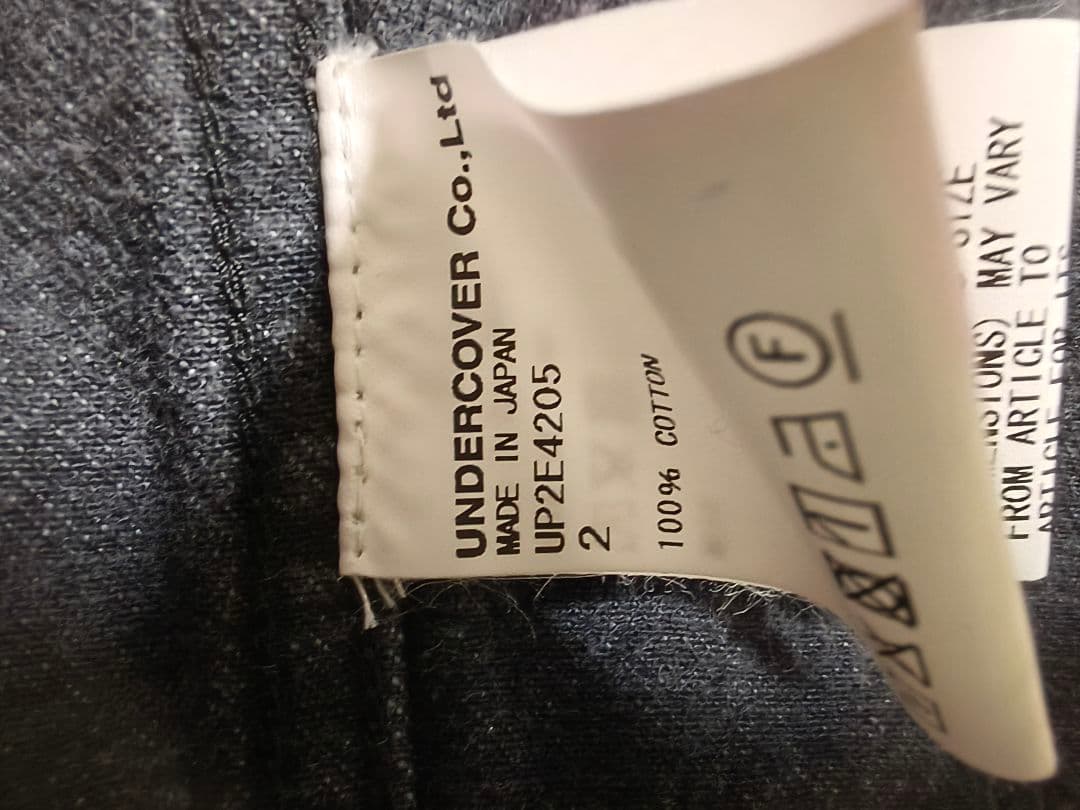 UNDERCOVER25awUP2E4205ストーンウォッシュデニムカバーオール