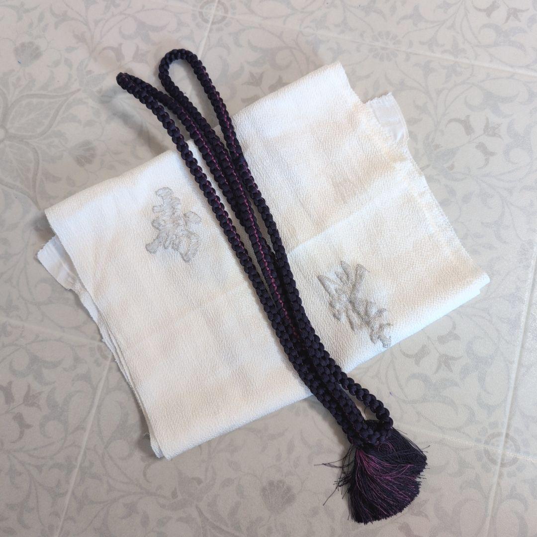 色無地　着物　フルセット　正絹　紫　トールサイズ　D2