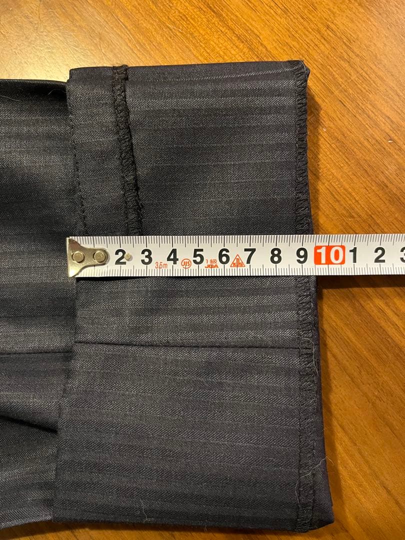 TAKEO KIKUCHI ネイビー ストライプ スーツ