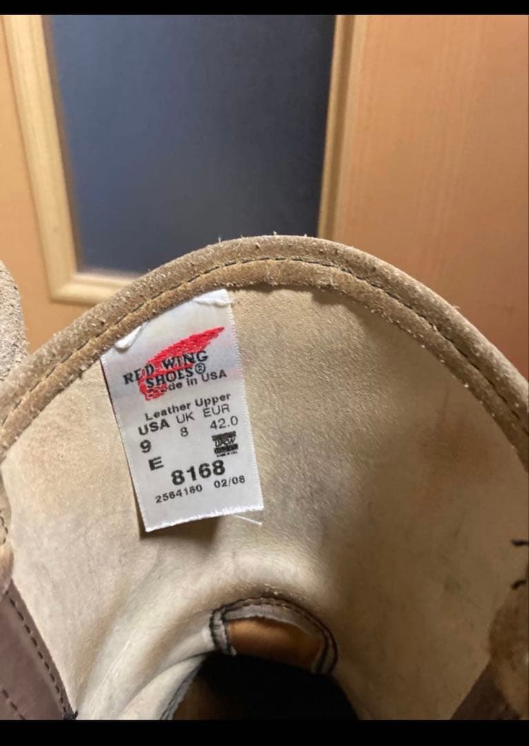 REDWING レッドウィング 8168　ペコスブーツ スエード　9E 27㎝