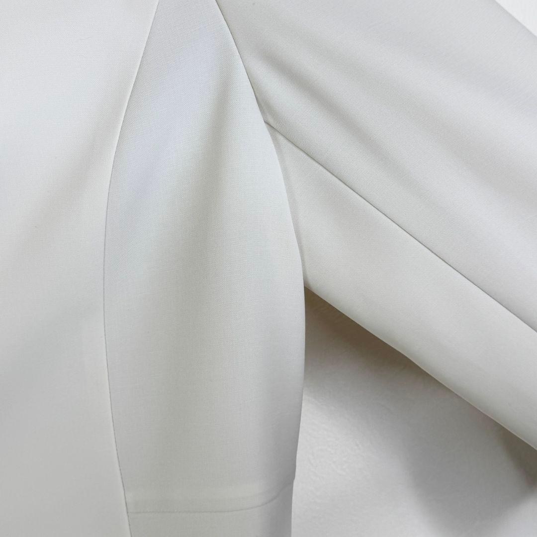 まーみになります　大きいサイズ ドライタッチ生地 ノーカラージャケット